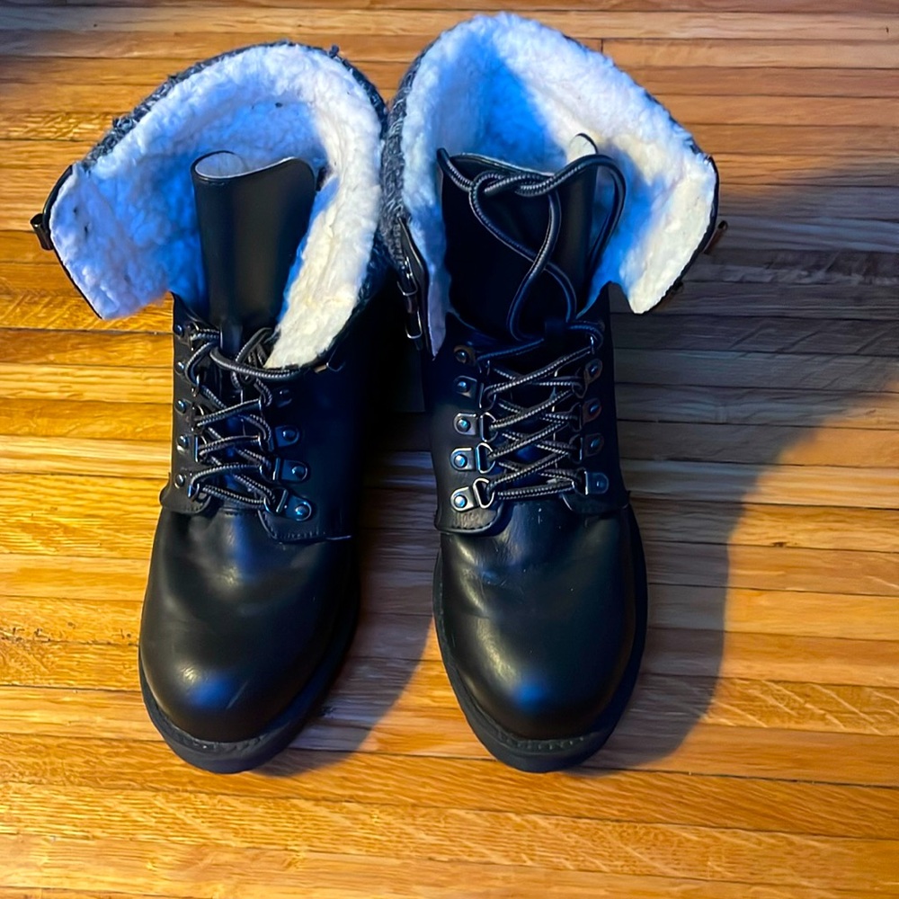 Black boots